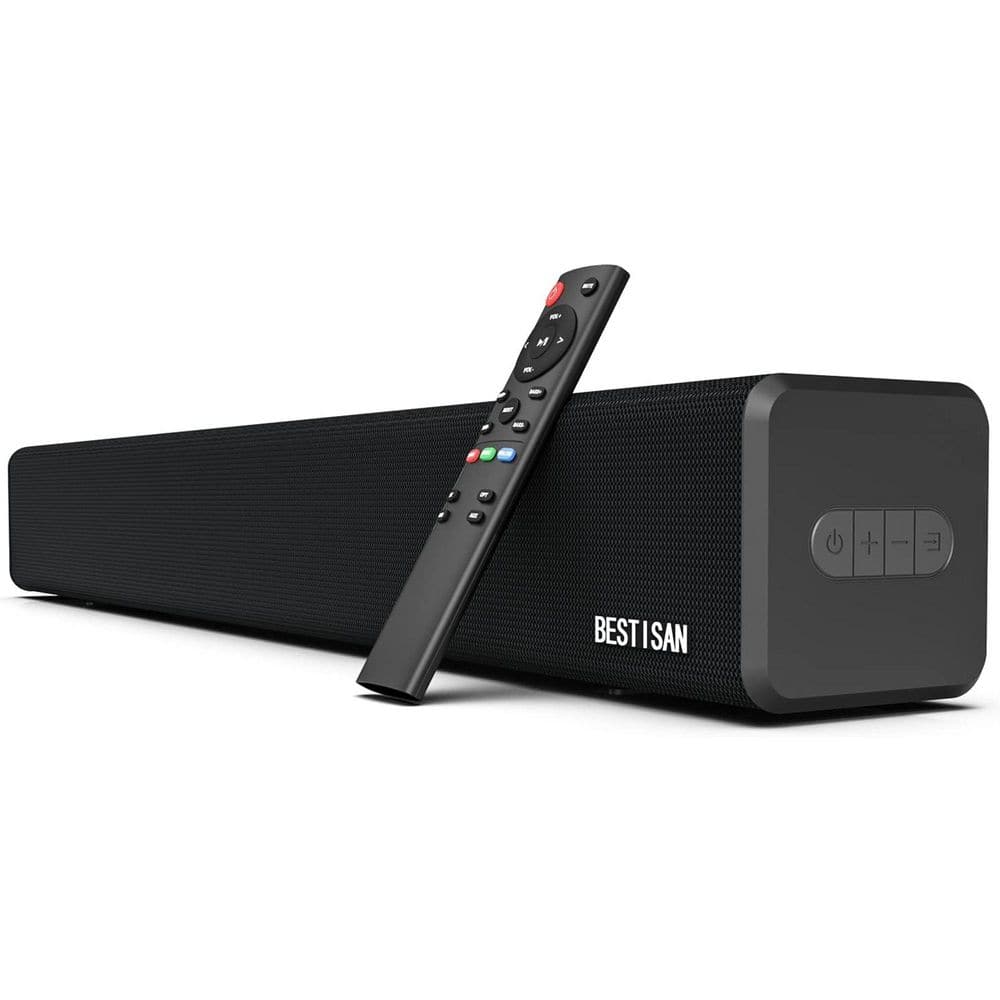 37 in. 2.1 Channel Bluetooth Soundbar with 5.0 with Built-in Dual Subwoofer and TV Speakers