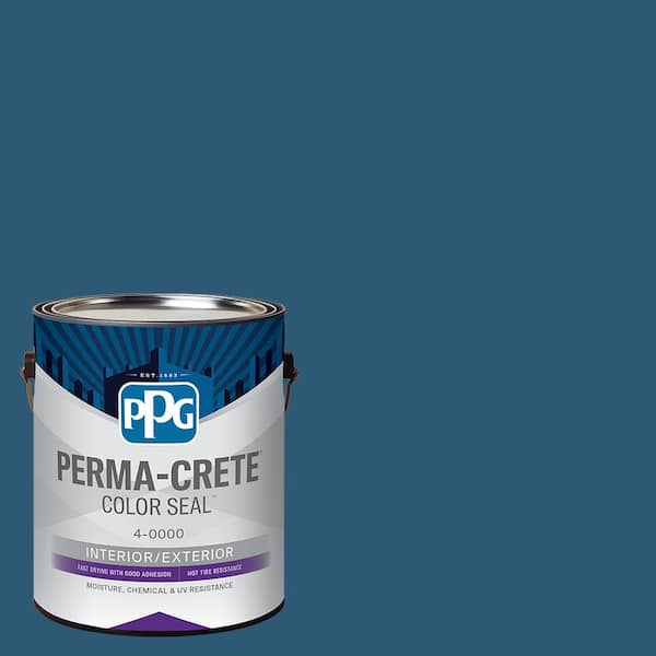 Perma-Crete Color Seal 1 gal. PPG1156-6 Mountain Lake Satin Interior/Exterior Concrete Stain