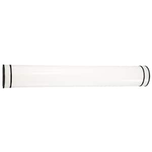 Vantage 36 in. 1-Light Black CCT LED Vanity Light Bar with White Acrylic Shade