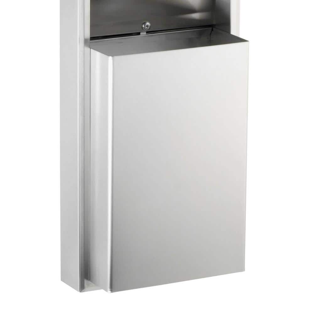 Convertible Surface-Mounted Paper Towel Dispenser, Waste Receptacle 12-Gal.