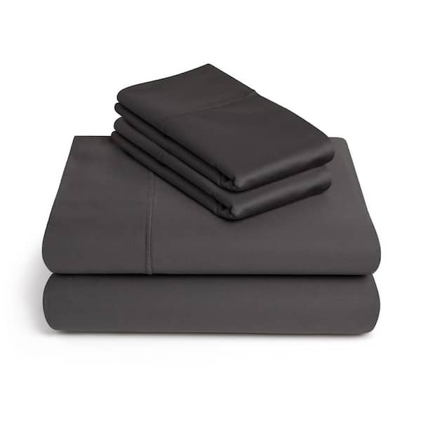 Unbranded 1000 Thread Count 4-Piece Granite Solid Pima Cotton Queen Sheet Set