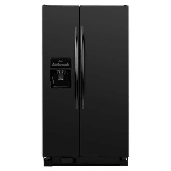 Amana 24.5 cu. ft. Side by Side Refrigerator in Black