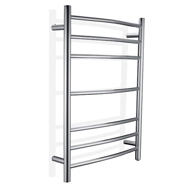 ANZZI Gown 7-Bar Electric Towel Warmer in Polished Chrome