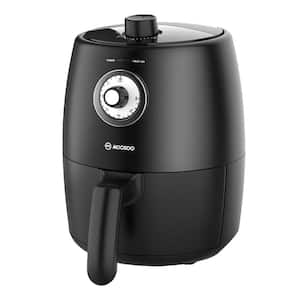 OVENTE 3.2 Quart Black Compact Electric Air Fryer with Non-Stick Removable  Basket FAM11320B - The Home Depot