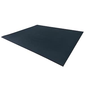 GRILLTEX Under the Grill Protective Deck and Patio Mat, 39 x 72 inches,  Black