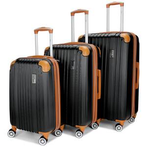 Champagne 4 PCS Luggage Sets with Spinner Wheels,Carry On Suitcase,Luggage Hardshell Travel Luggage Sets 