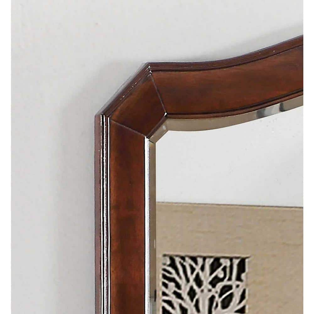 Triton 42" x 36" Arch Wood Framed Dresser Mirror