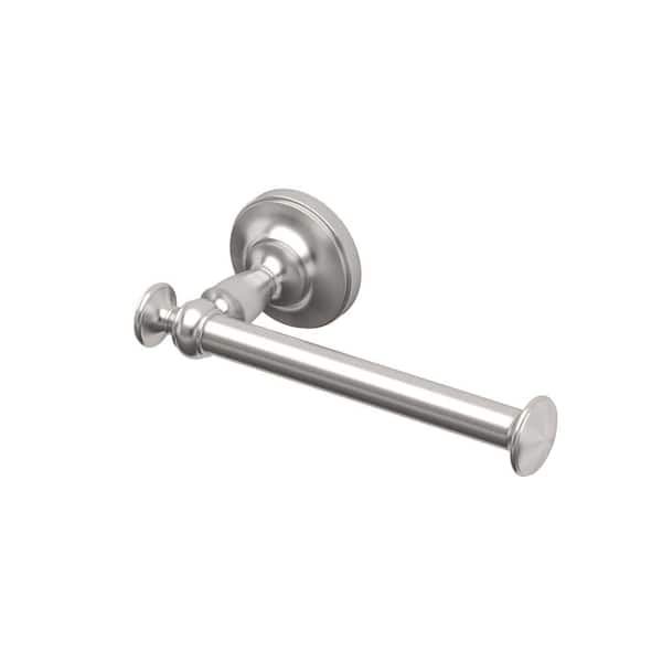 Tavern Euro Single Post Toilet Paper Holder in Satin Nickel