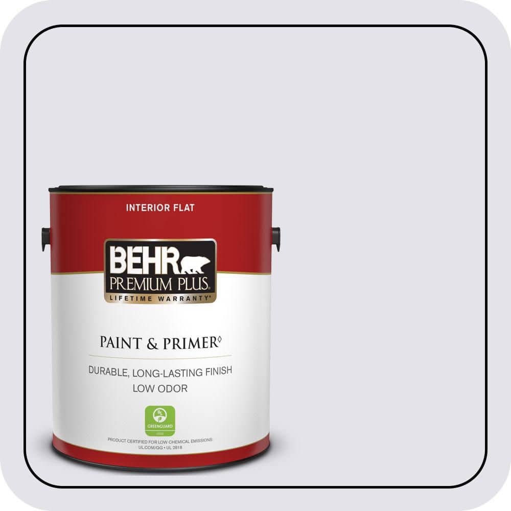 1 gal. #PPU16-06 Lilac Mist Flat Low Odor Interior Paint & Primer price history on PriceWatchPro