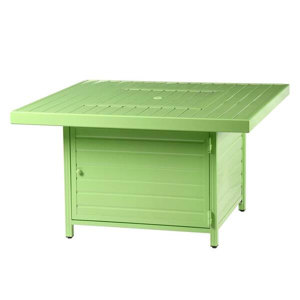 Oakland Living 42 in. x 42 in. Green square Aluminum Propane Fire