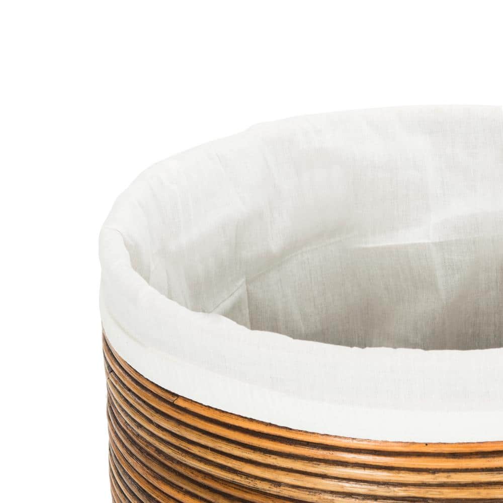 Safavieh Wellington Nautical Rattan Storage Hamper with Liner