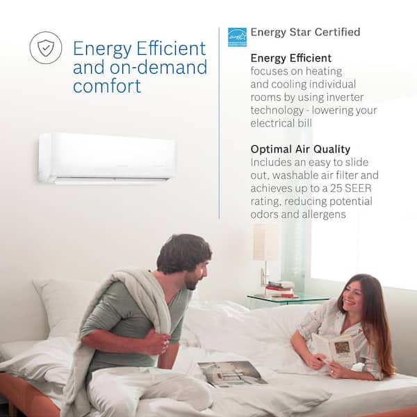 Bosch Gen 2 48,000 BTU 4 Ton 5-Zone Ductless Mini Split Air Conditioner  with Heat Pump 230-Volt 8733954439 - The Home Depot