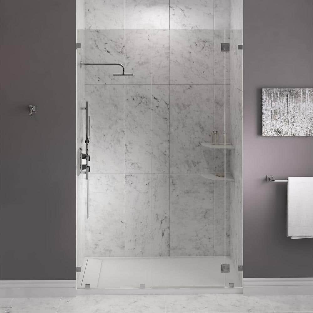 Townsend 60" x 32" Soft White Solid Surface Rectangular Shower Base