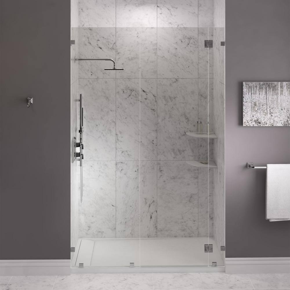 Townsend 60'' x 36'' White Solid Surface Rectangular Shower Base