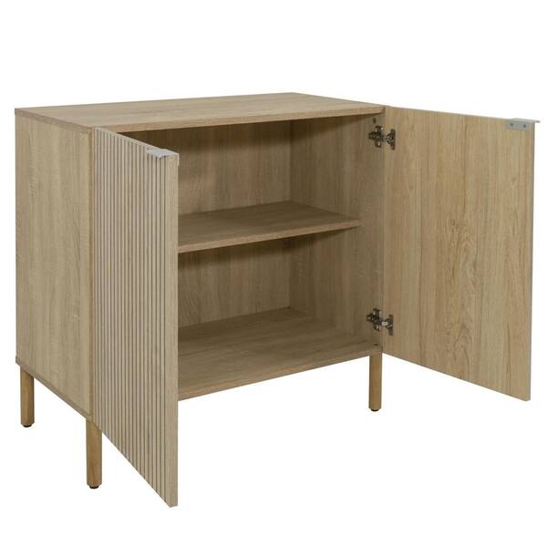 Unbranded 31.5 in. W x 16.5 in. D x 29 in. H Bathroom Brown Linen Cabinet