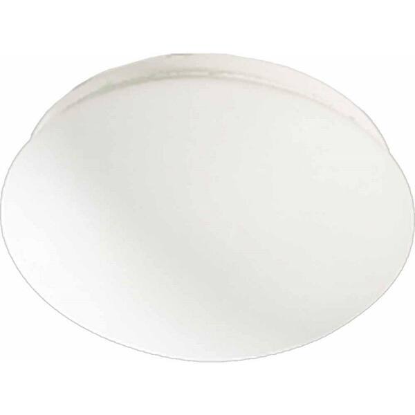 Volume Lighting 2-Light White Flush Mount