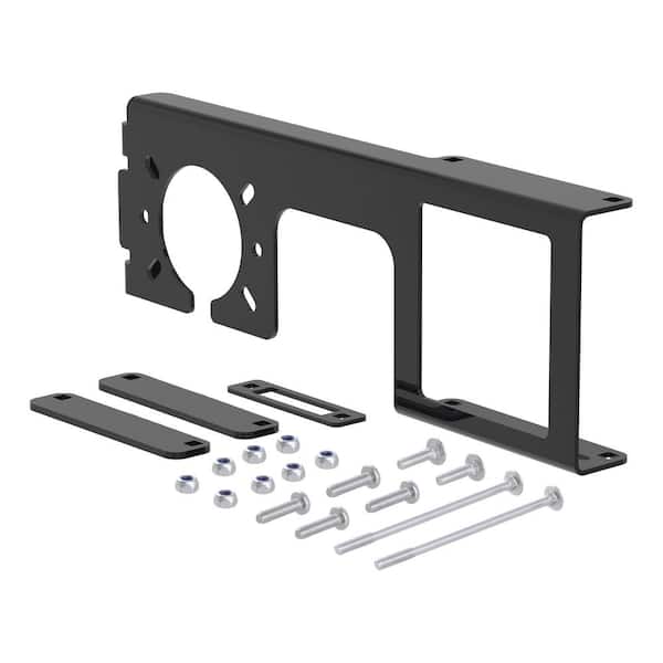 CURT Easy-Mount Bracket for 4 or 5-Flat & 6 or 7-Round (2-1/2" Receiver, Packaged)