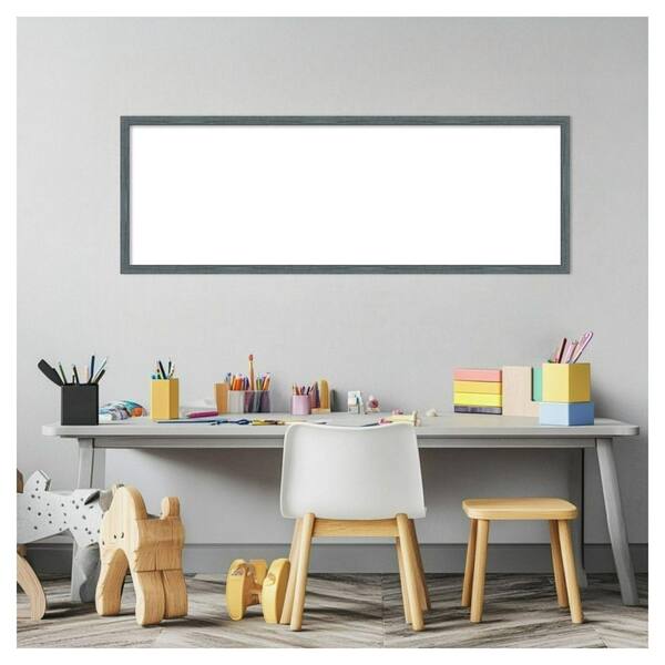 マナティページ Amanti Art Dixie Blue Grey Rustic Narrow 37 in. x 13 in. Wood