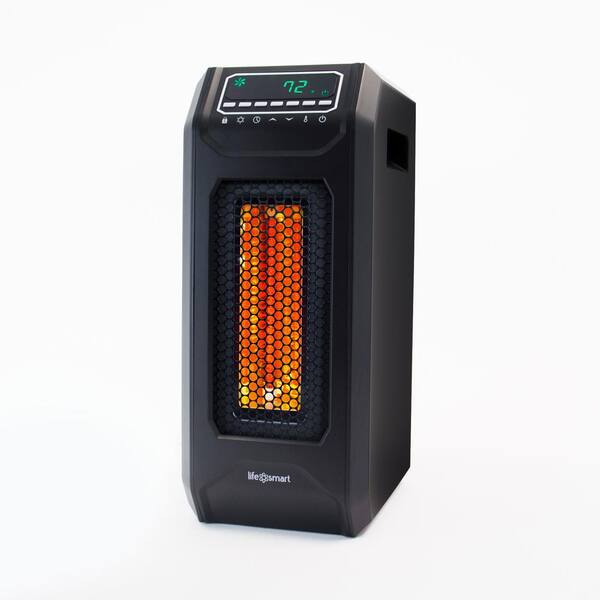 Lifesmart 18 in. 5300BTU Medium Room Infrared Tower Heater with Remote