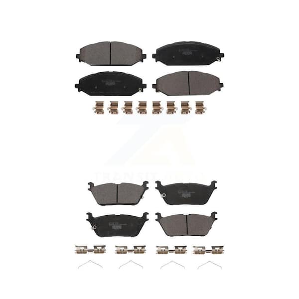 TEC Front Rear Ceramic Brake Pads Kit For Ram 1500 Jeep Wagoneer KTC-100695