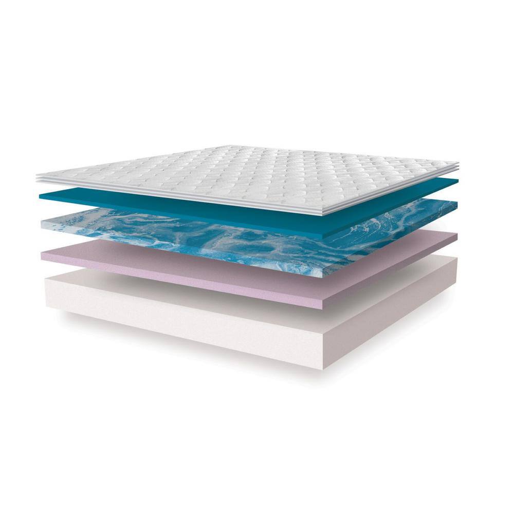 EcoLuxe King 13" Gel Memory Foam Cooling Pillowtop Mattress