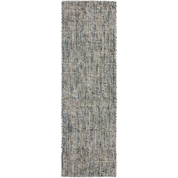 Addison Rugs Sierra 1 Lakeview 2 ft. 3 in. x 7 ft. 6 in. Tonal Solid Wool Indoor Runner