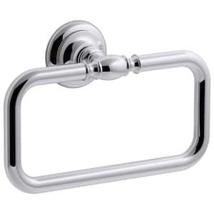 Artifacts Towel Ring in Polished Chrome