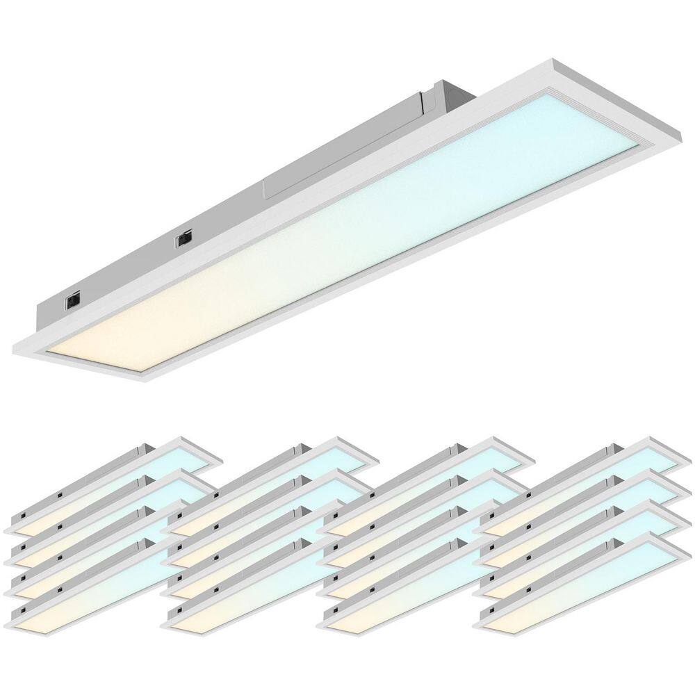 6 x 2 ft. Integrated LED Recessed Backlit Panel 13W/16W/20W, 4CCT, Up to 2200 Lumens, 0-10V Dimmable UL Listed 16 Pack price history on PriceWatchPro