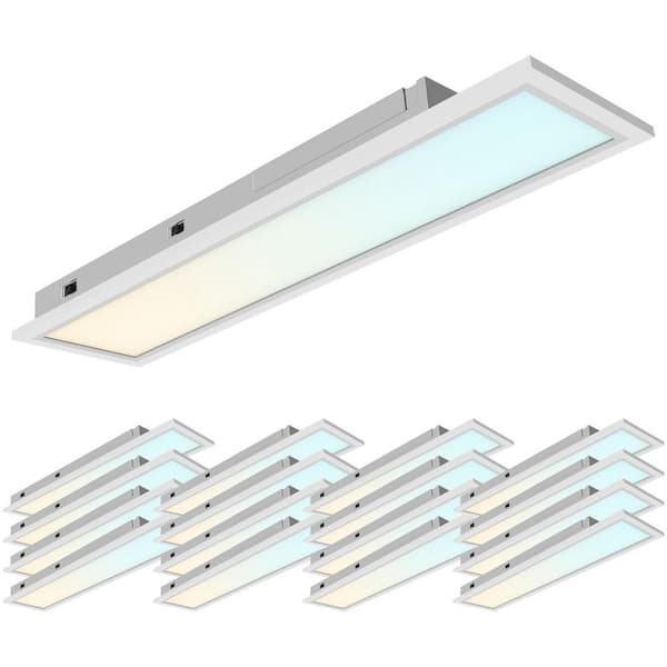 6x2 ft. Integrated LED Recessed Backlit Panel 13W/16W/20W, 4CCT, Up to 2200 Lumens, 0-10V Dimmable UL Listed 16 Pack