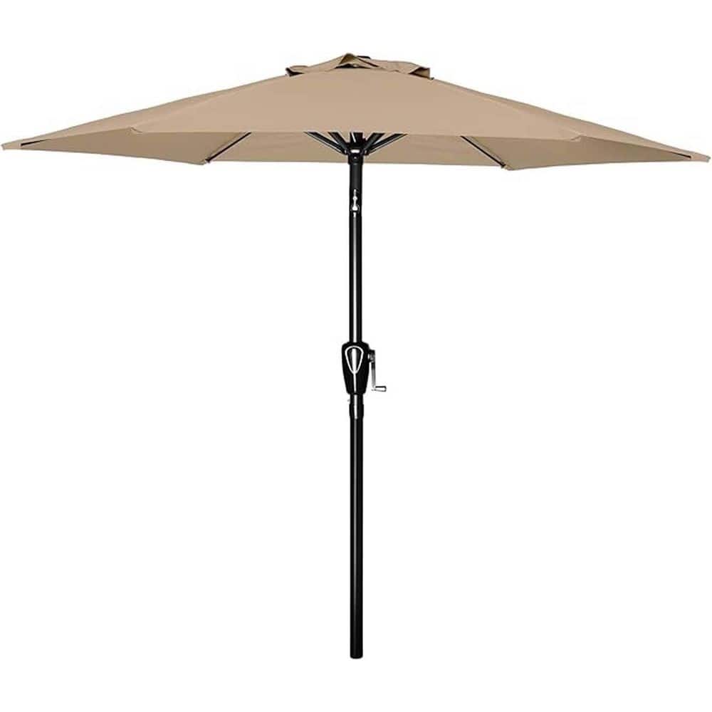 7.5 ft. Outdoor Market Patio Umbrella in Khaki