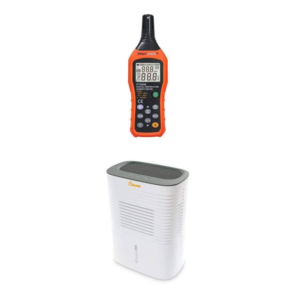 Digital Thermometer Hygrometer with Data Hold and Compact