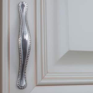 3 in. Center-to-Center Satin Nickel Beaded Cabinet Pull (10-Pack)