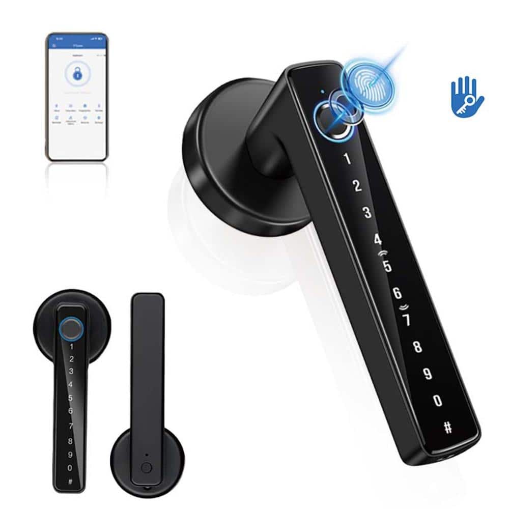 Multifunctional Smart Door Handle with Fingerprint Recognition, Low Battery Reminder, Digital Password Setting price history on PriceWatchPro