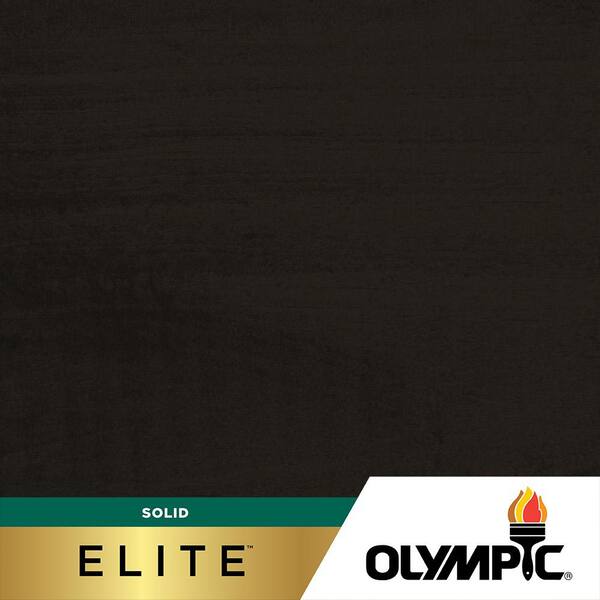 Olympic Elite 3 gal. Ebony SC1028 Solid Advanced Exterior Stain and