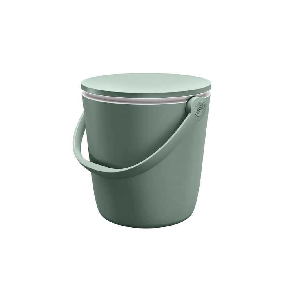 Keter Go Bar Green Resin Outdoor Side Table and Cooler