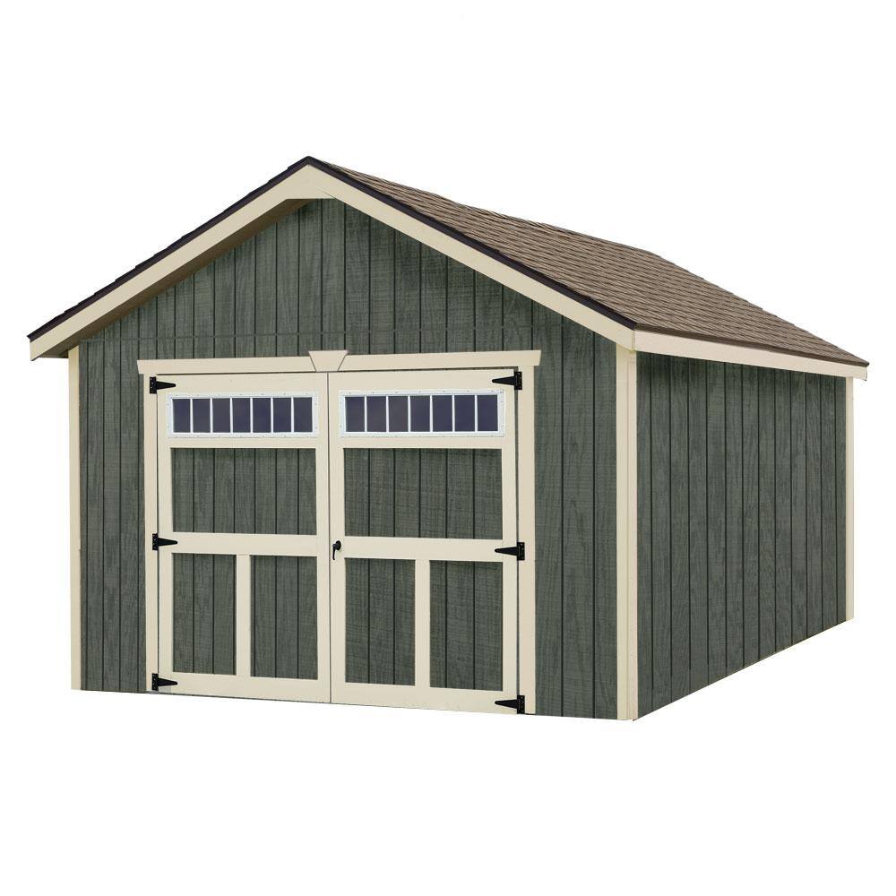 Best Barns Dover 12 Ft X 24 Ft Wood Garage Kit Without Floor