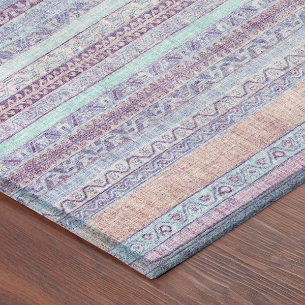 Chantille Machine Washable Indoor/Outdoor Abstract ACN2742 Pink 10 ft. x 14 ft. Area Rug