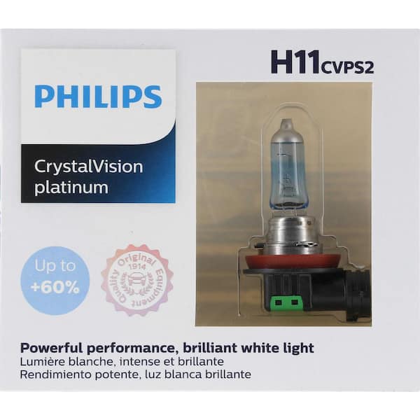 Pair Lamps H1 Ultinon Essential LED Philips Light Beam