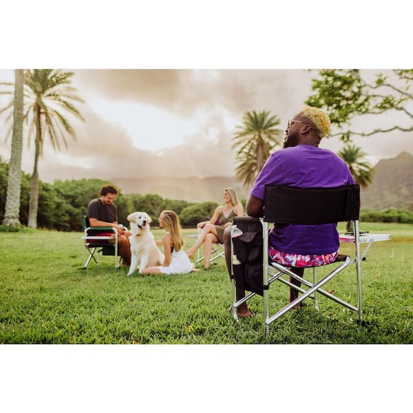 Picnic Time Sports Outdoor Portable Camp Chair with Side Table 809