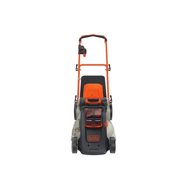 BLACK+DECKER 60V MAX 20 in. MAX Battery Powered Walk Behind Push Lawn Mower  with (2) 2.5 Ah Batteries & Charger CM2060C - The Home Depot