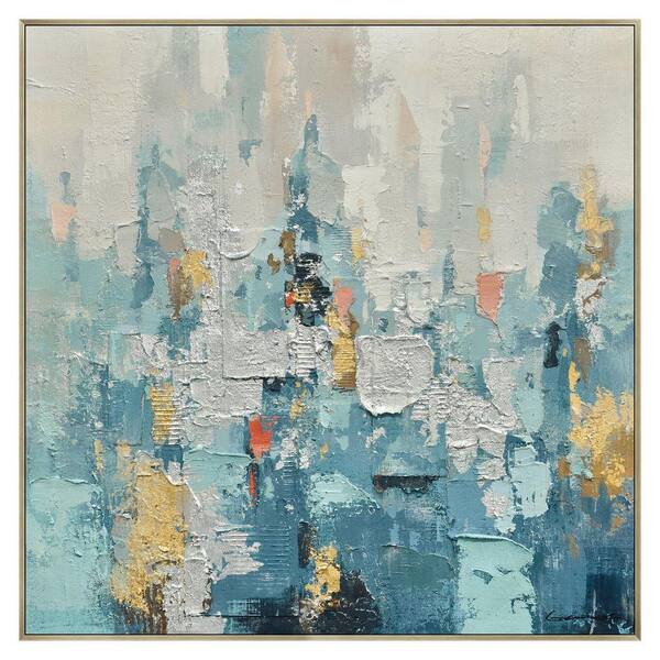 Classy Art 1 Piece Framed Abstract Art Print 36 in. x 36 in. WF3224 ...
