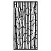 DESIGN VU Bali 6 ft. x 3 ft. Charcoal Recycled Polymer Decorative ...