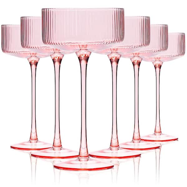 champagne coupe glasses Art Deco Martini Glasses