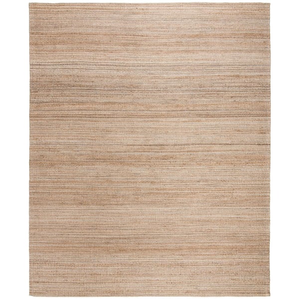 SAFAVIEH Cape Cod Natural 8 ft. x 10 ft. Solid Striped Area Rug