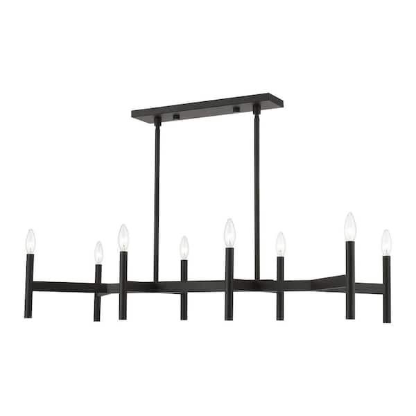 Copenhagen 8-Light Black Chandelier