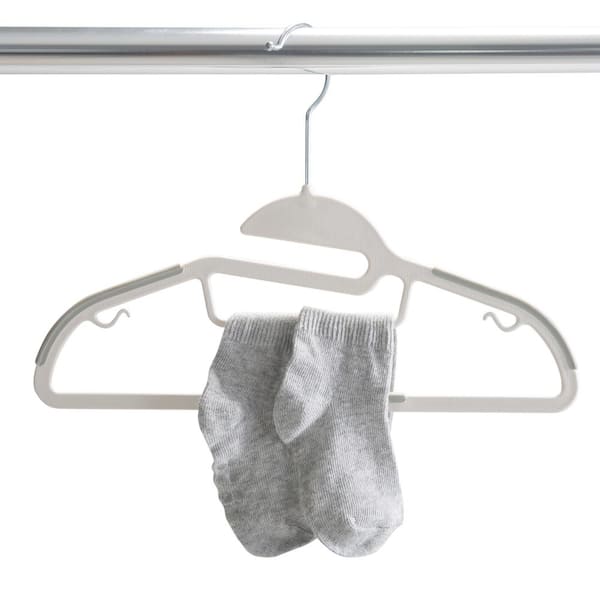 SIMPLIFY White Shirt Hangers 8-Pack 23360-WHITE - The Home Depot