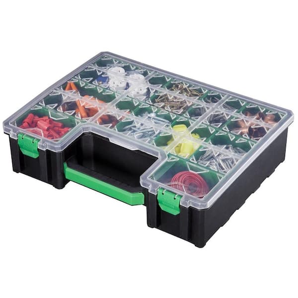 Stack-On 10-Compartment Deep Cup Parts Small Parts Organizer
