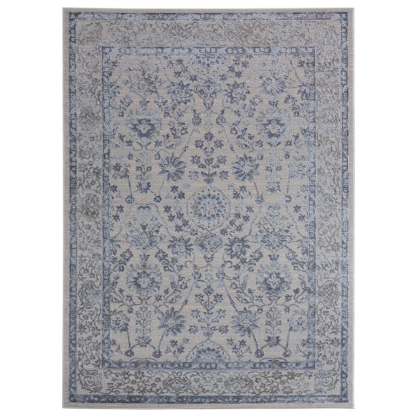 United Weavers Cascades Shasta Blue 9 ft. 10 in. x 13 ft. 2 in. Area Rug