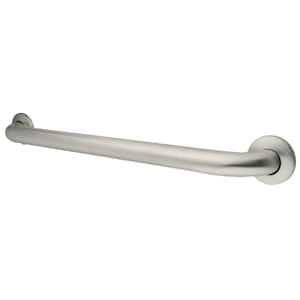 Traditional 30 in. x 1-1/4 in. Grab Bar in Brushed Nickel