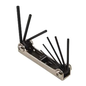 8-Key Folding Hex Key Set